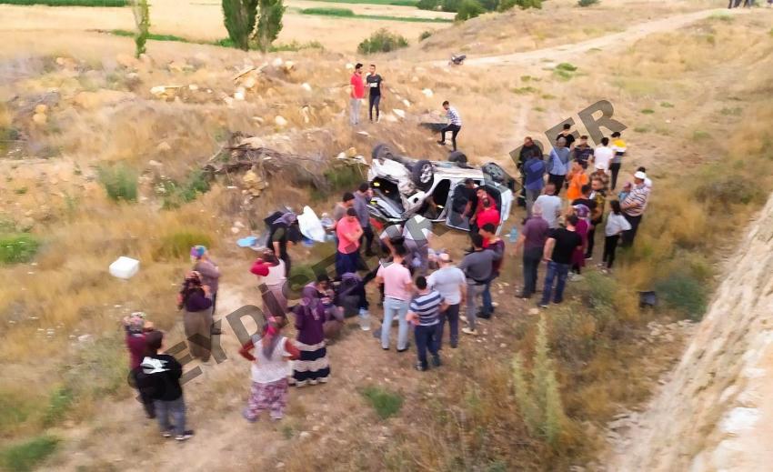 Konya’da otomobil devrildi: 1 ölü, 4 yaralı