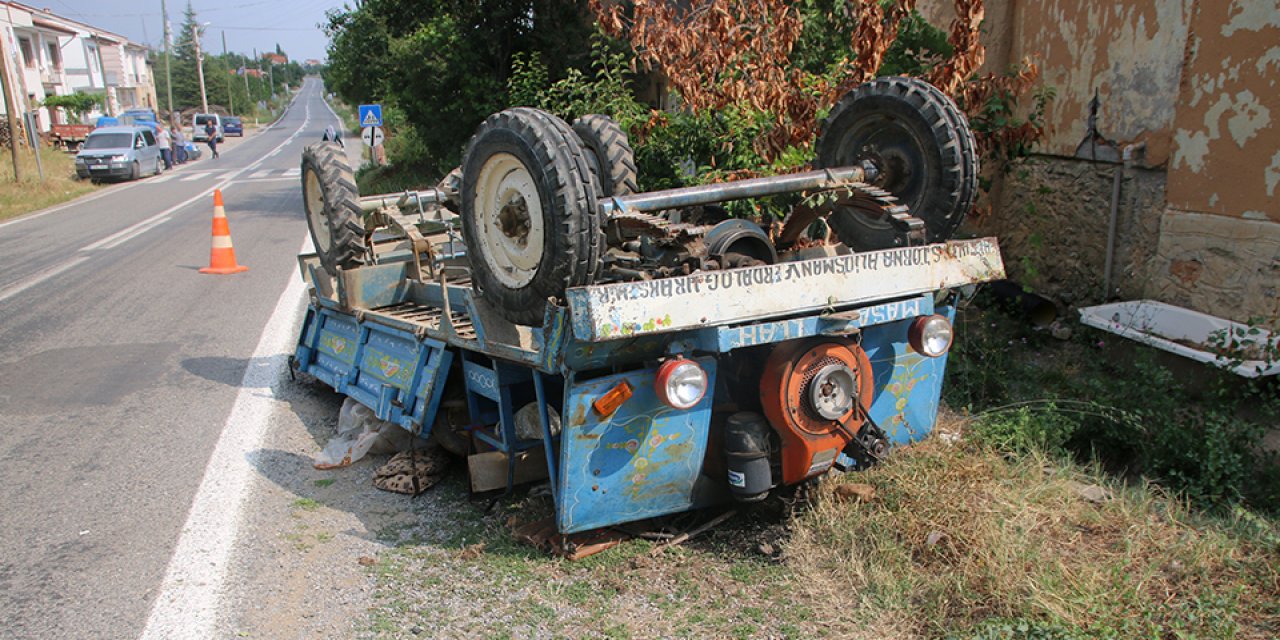 Konya'da patpat ağaca çarptı, sürücü öldü