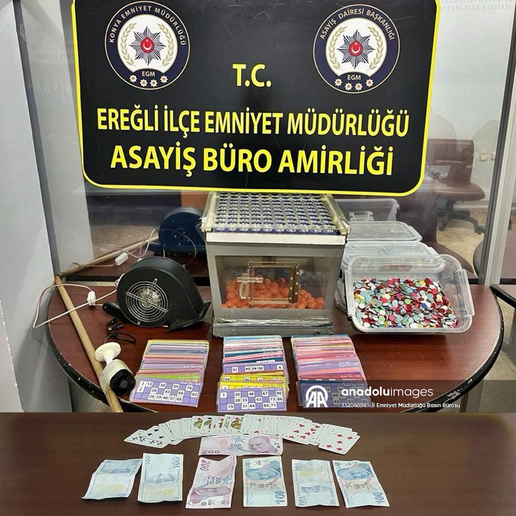 Konya'da polis ekiplerinin düzenlediği operasyonlarda 17 kişi gözaltına alındı