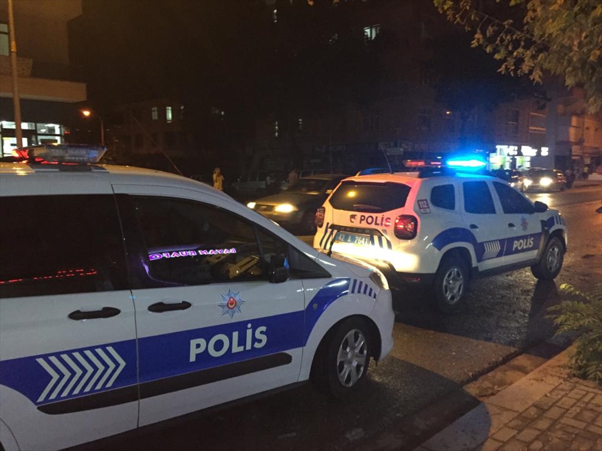 Konya'da polis memuruna araçla çarpıp kaçan zanlı yakalandı