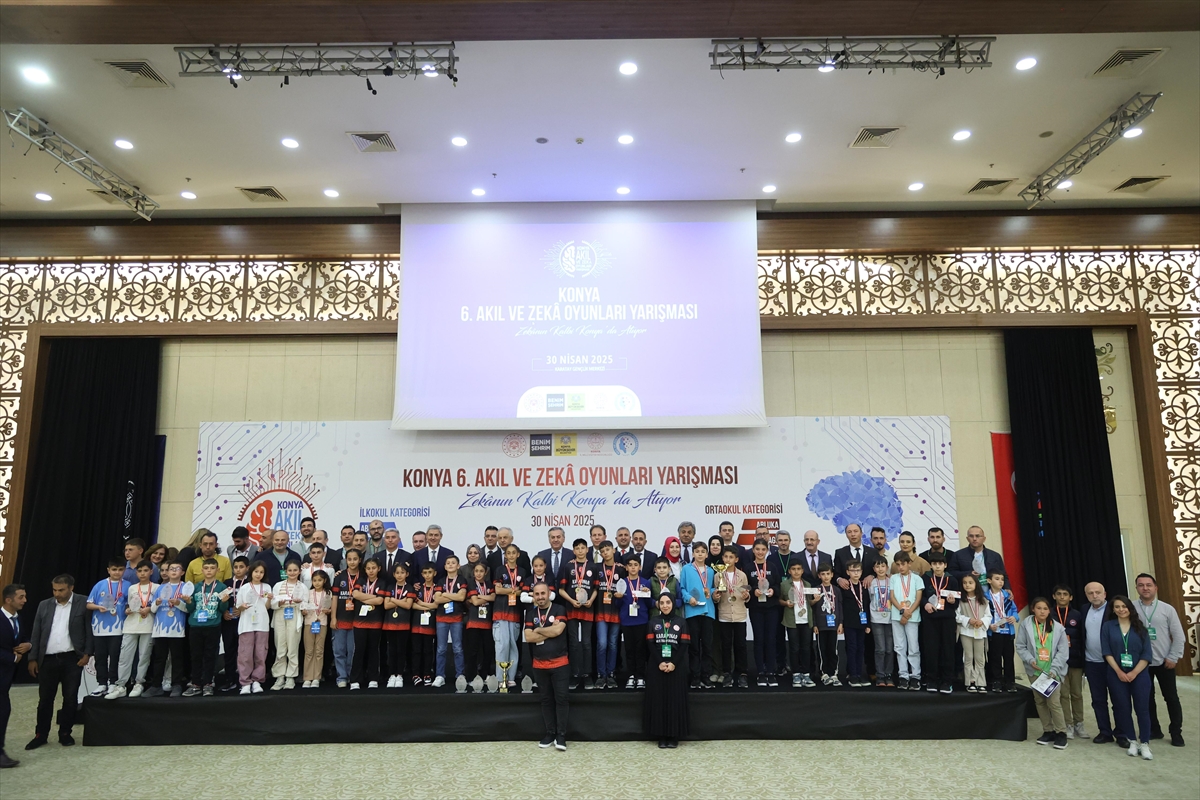 Konya'da 6. Akıl ve Zeka Oyunları ödül töreniyle sona erdi