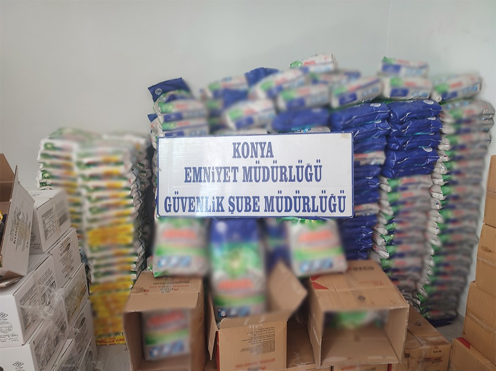 KONYA’DA SAHTE DETERJAN OPERASYONU