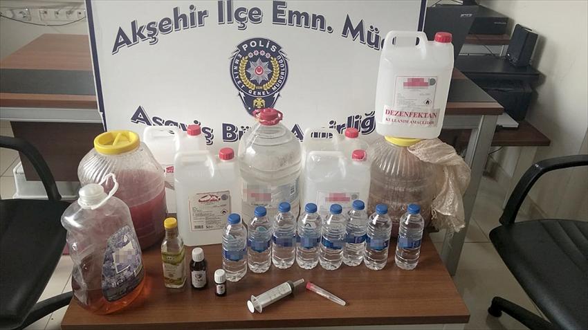 Konya'da sahte içkiden zehirlenen 1 kişi hayatını kaybetti