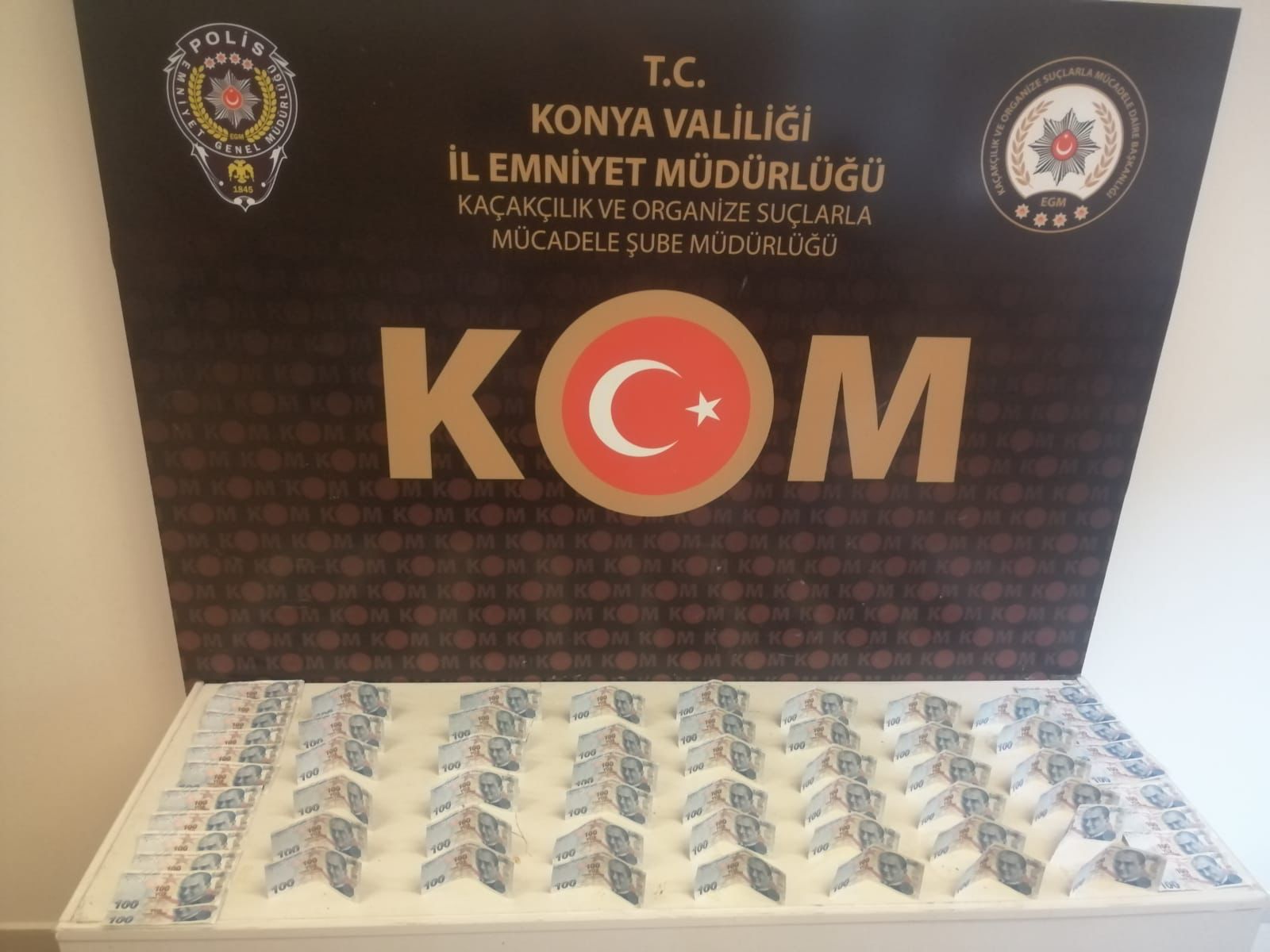 KONYA’DA SAHTE PARA DOLANDIRICILIĞI: 2 GÖZALTI