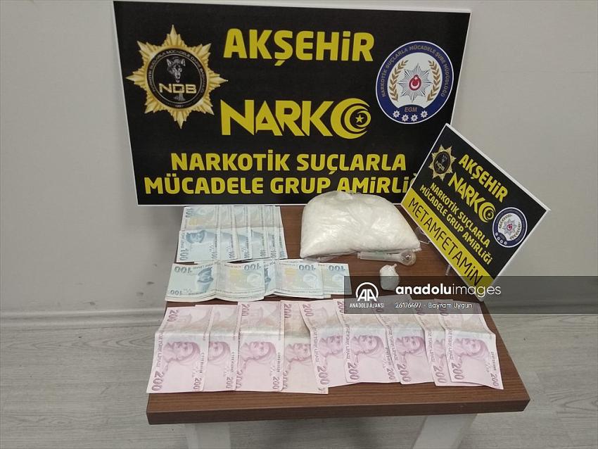 Konya'da sentetik uyuşturucu ele geçirilen tırın sürücüsü tutuklandı