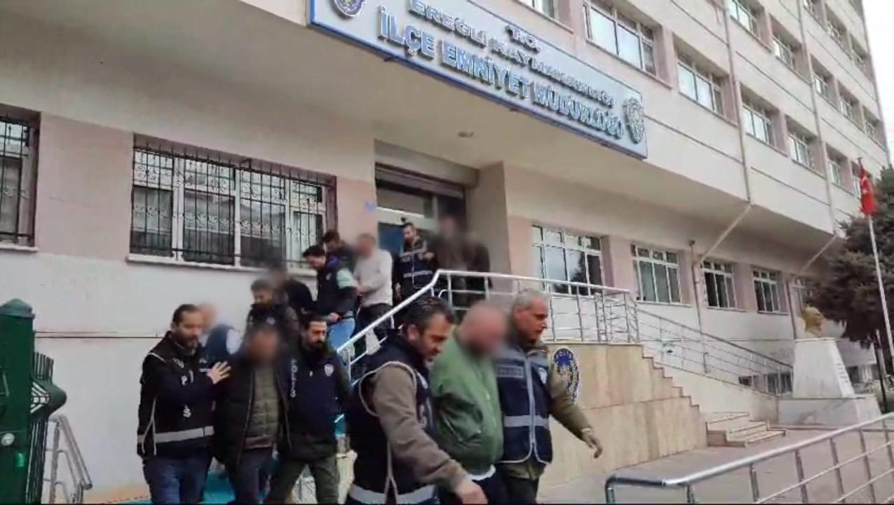 KONYA'DA SUÇ ÖRGÜTÜNE OPERASYON: 5 KİŞİ TUTUKLANDI