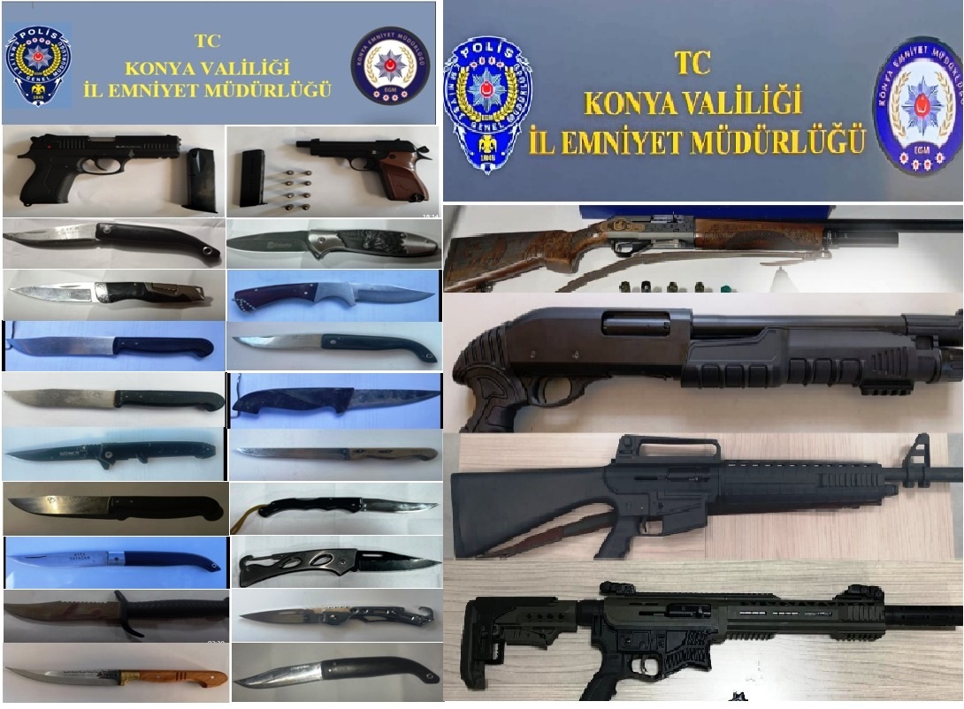 KONYA’DA SUÇ VE SUÇLULARIN ÖNLENMESİNE YÖNELİK DENETİMLER ARALIKSIZ SÜRÜYOR