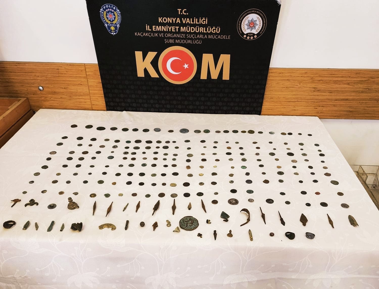 KONYA’DA TARİHİ ESER KAÇAKÇILIĞI OPERASYONU