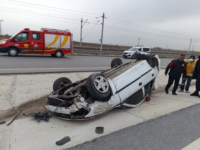 Konya’da  Trafik kazası  1 ölü var