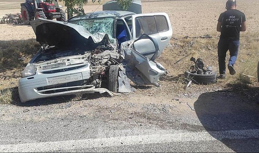  Konya'da trafik kazasında 1 kişi öldü, 3 kişi yaralandı