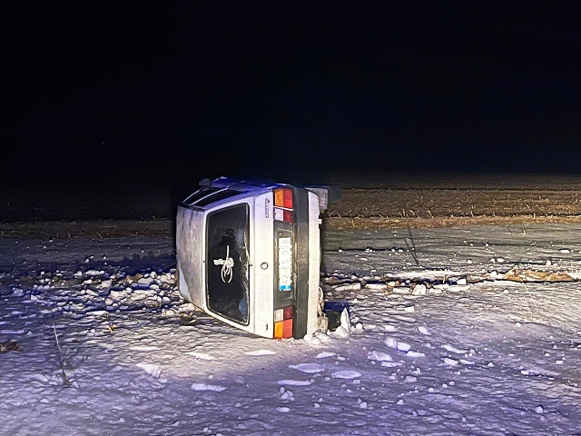 Konya'da trafik kazasında sürücü yaralandı