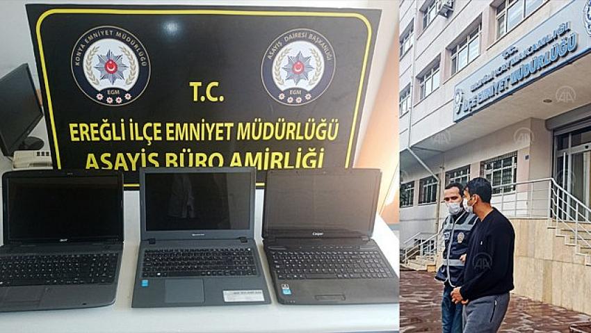 Konya'da üç ayrı hırsızlık olayının şüphelisi tutuklandı