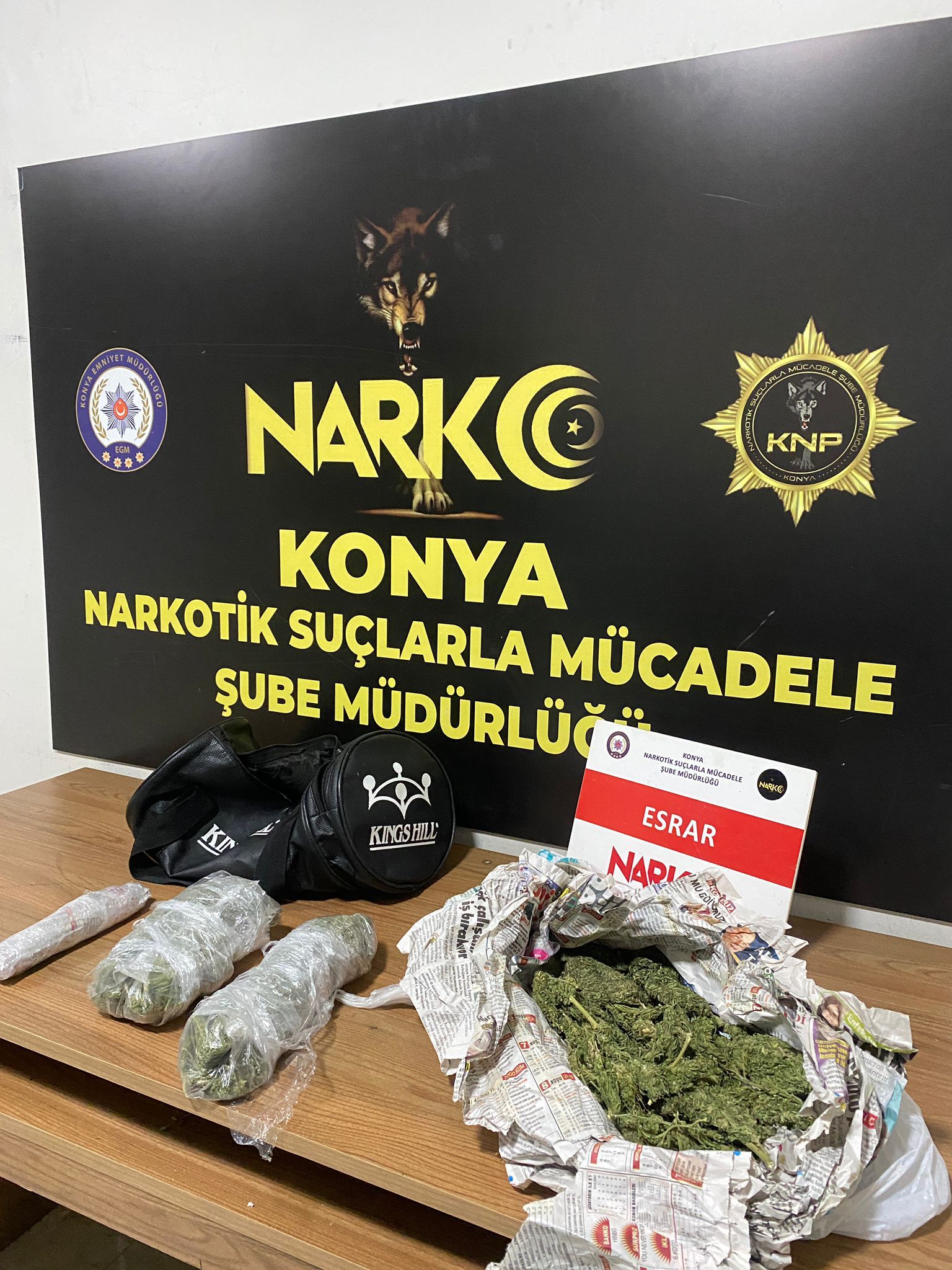 KONYA’DA UYUŞTURUCU OPERASYONU: 6 GÖZALTI, 4 TUTUKLAMA