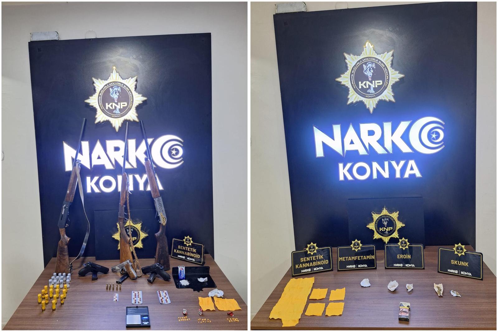 Konya'da Uyuşturucuyla Mücadelede Büyük Operasyon: 46 Şüpheli Tutuklandı