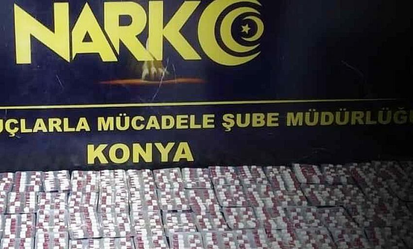 Konya'da yine büyük miktarda uyuşturucu ele geçirildi