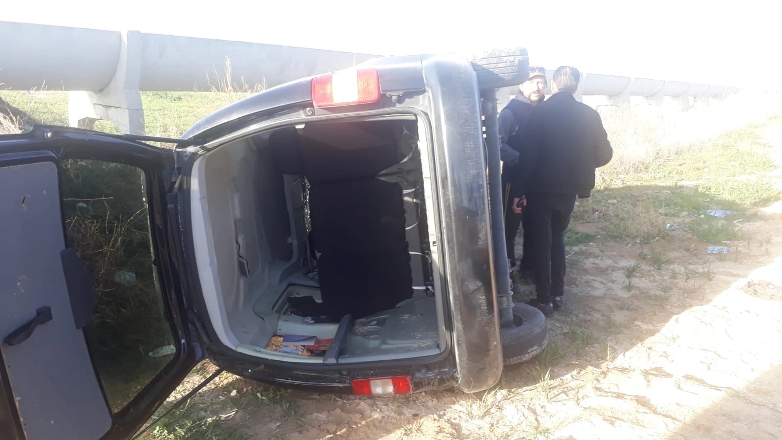 Konya’da yola çıkan domuzlar kazaya neden oldu: 5 öğretmen yaralandı