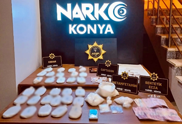 KONYA’DA ZEHİR TACİRLERİNE DARBE!