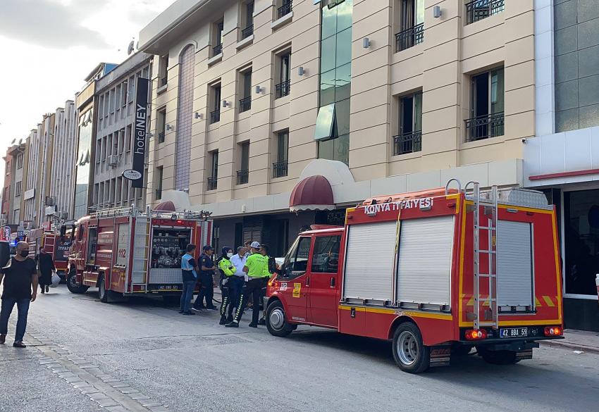 Konya'daki Asansör yangınında  ölü sayısı 2 oldu
