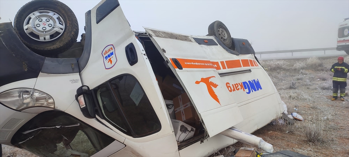 Konya'daki trafik kazasında 1 kişi yaralandı