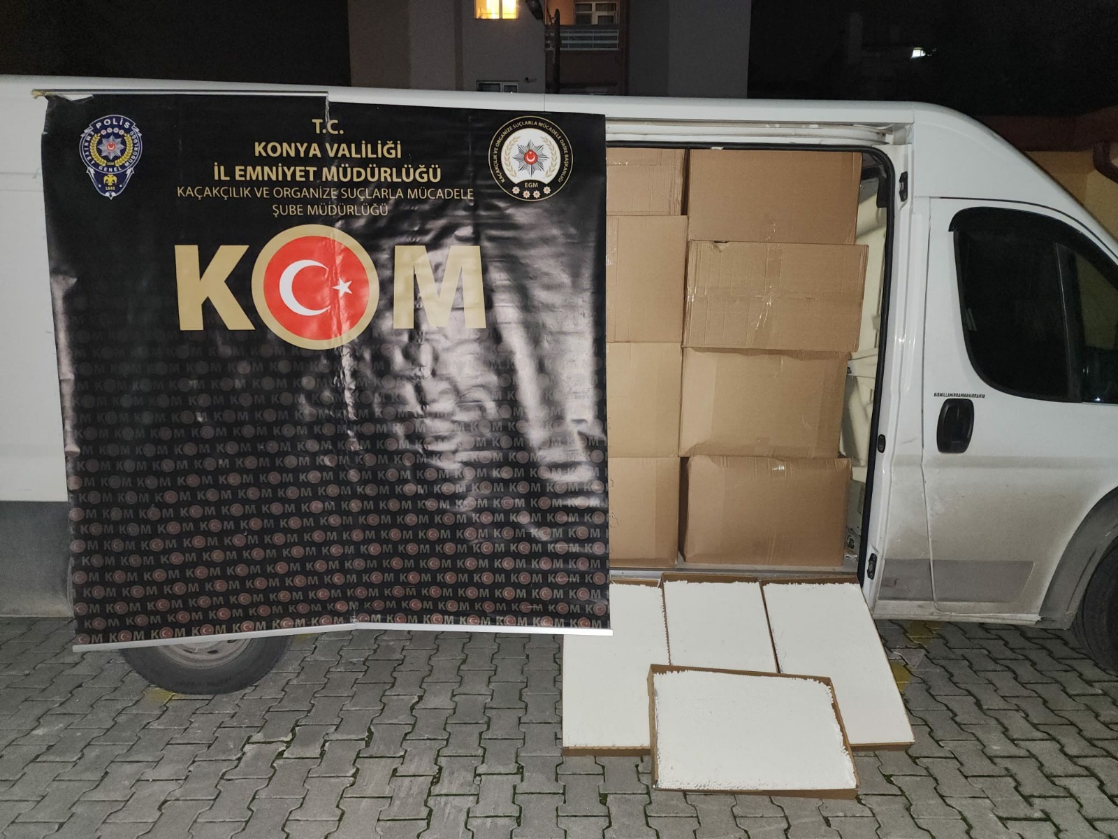 KONYA EMNİYET MÜDÜRLÜĞÜ KAÇAKÇILIK OPERASYONLARINA DEVAM EDİYOR