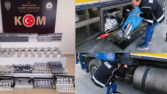 KONYA EMNİYETİ KAÇAKÇILIK OPERASYONLARINI SÜRDÜRÜYOR