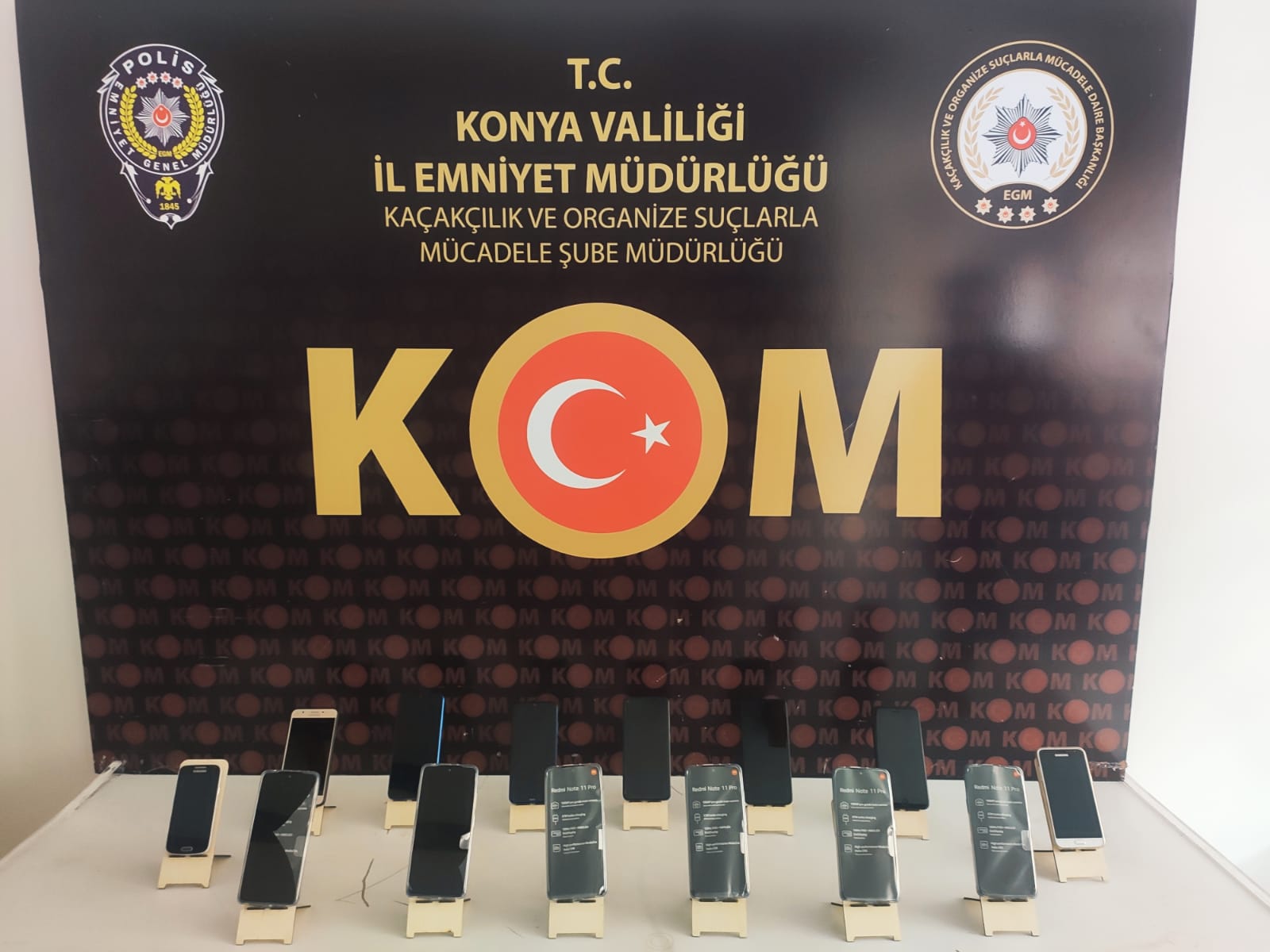 KONYA EMNİYETİ KAÇAKÇILIKLA MÜCADELESİNİ SÜRDÜRÜYOR