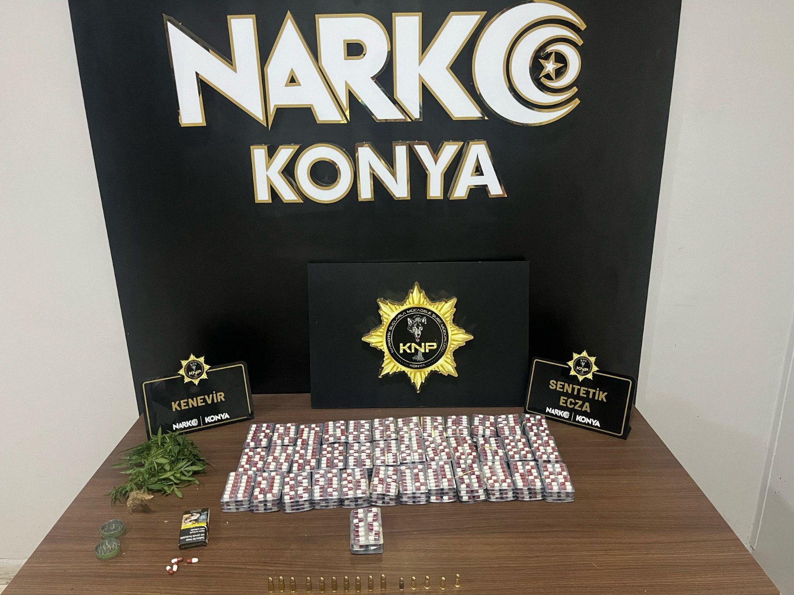 KONYA EMNİYETİNDEN UYUŞTURUCUYA GEÇİT YOK: 1 HAFTADA 38 OPERASYON, 37 TUTUKLAMA