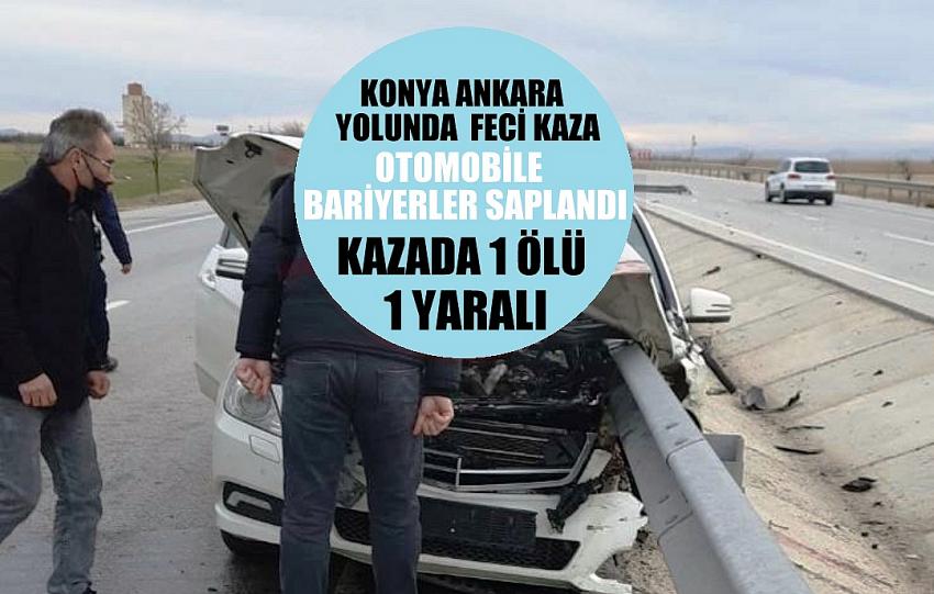 Konya Feci kaza Doktor öldü kızı  yaralı 