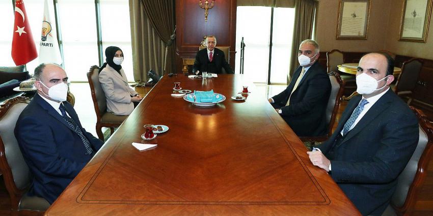 Konya heyetinden Cumhurbaşkanı Erdoğan'a Şeb-i Arus daveti