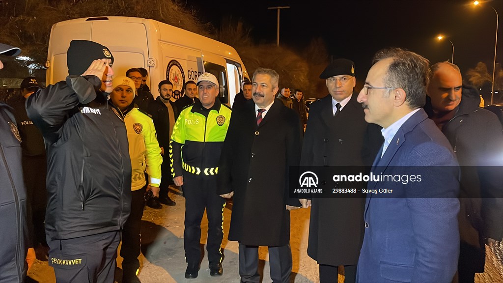 KONYA - İçişleri Bakan Yardımcısı İsmail Çataklı Konya'da trafik denetimine katıldı