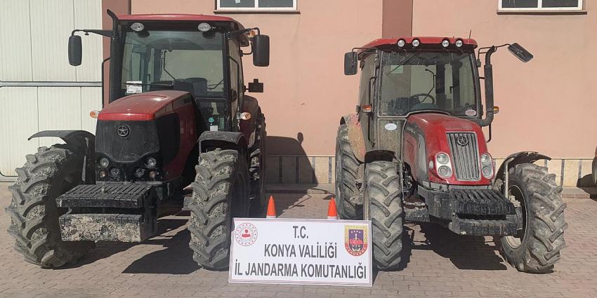 Konya JASAT timleri traktör hırsızlarını  yakaladı