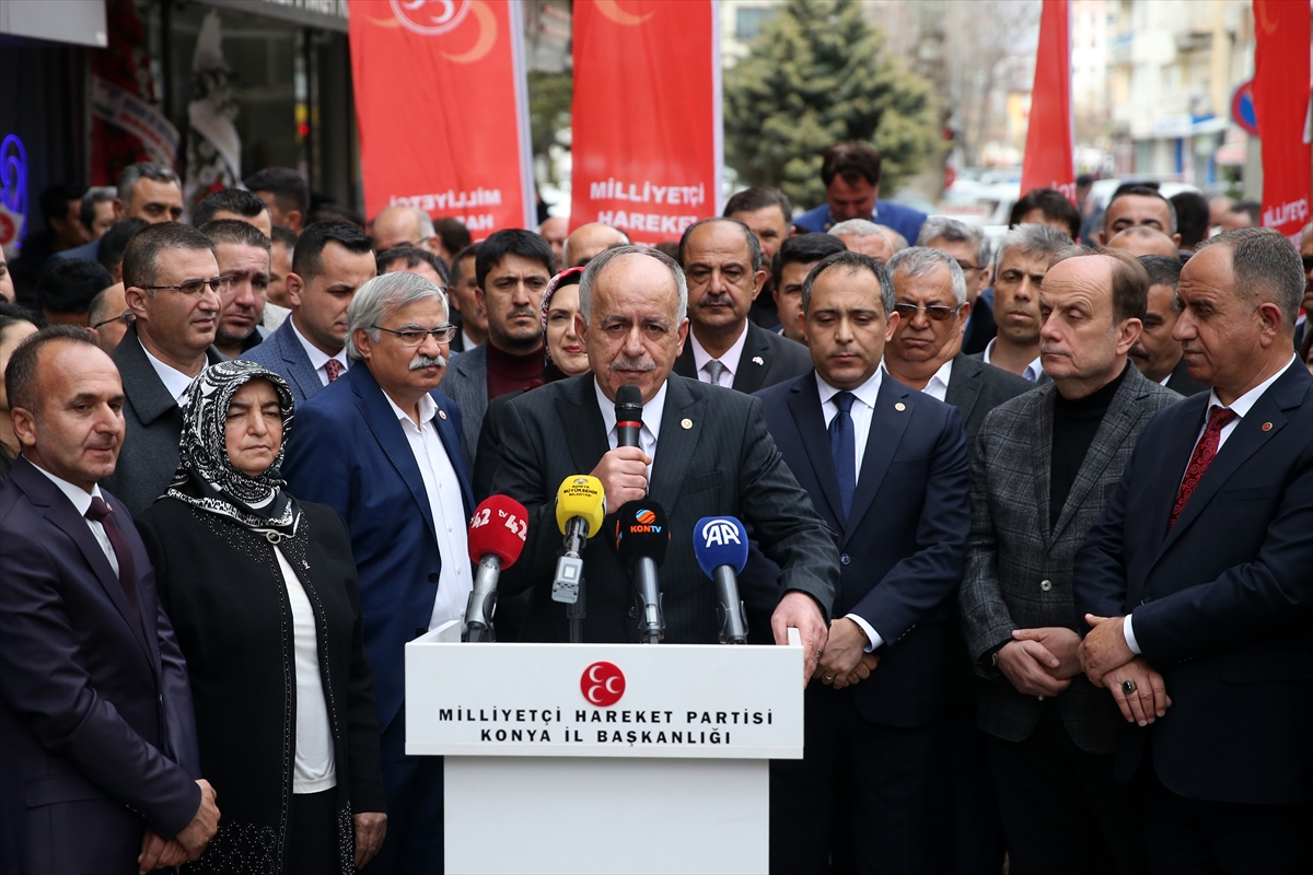 KONYA - MHP Genel Başkan Yardımcısı Mustafa Kalaycı, Konya'da konuştu