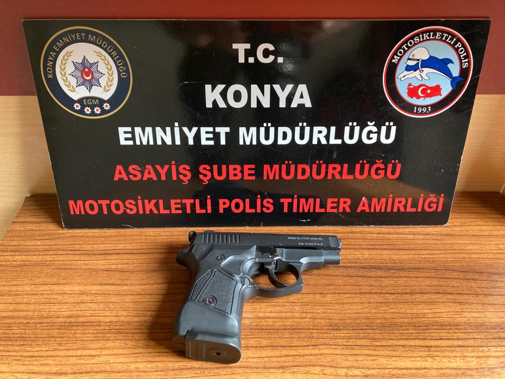 KONYA MOTOSİKLETLİ POLİS TİMLERİ İLE SOKAKLAR DAHA GÜVENLİ