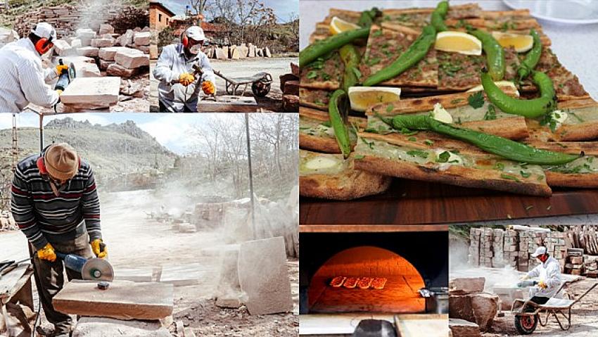 Konya’nın etli ekmeği Sille taşıyla kaplanan fırınlarda daha lezzetli pişiyor