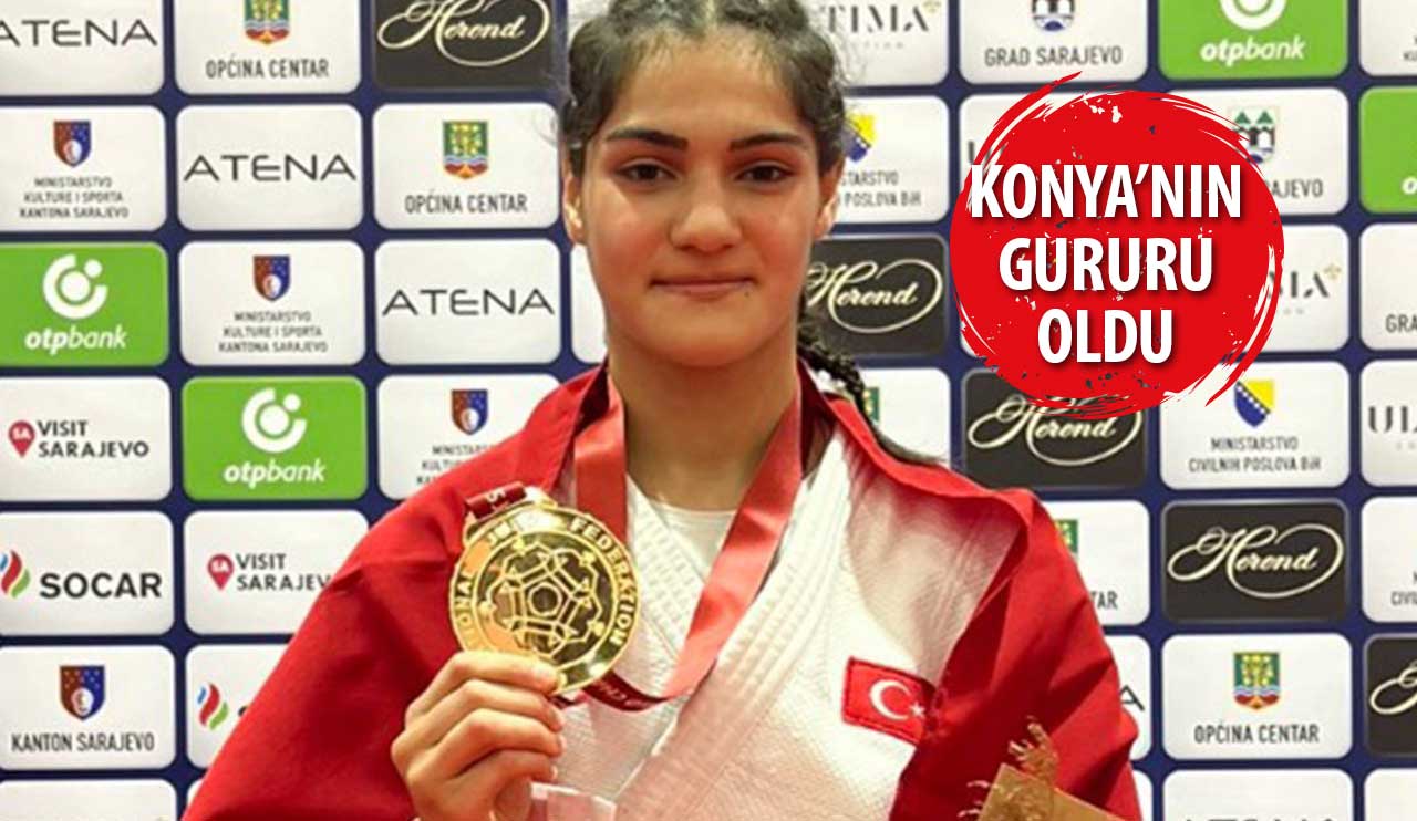 Konya'nın gururu oldu! Büyükşehir Belediyesporlu Sinem Oruç Dünya Şampiyonu