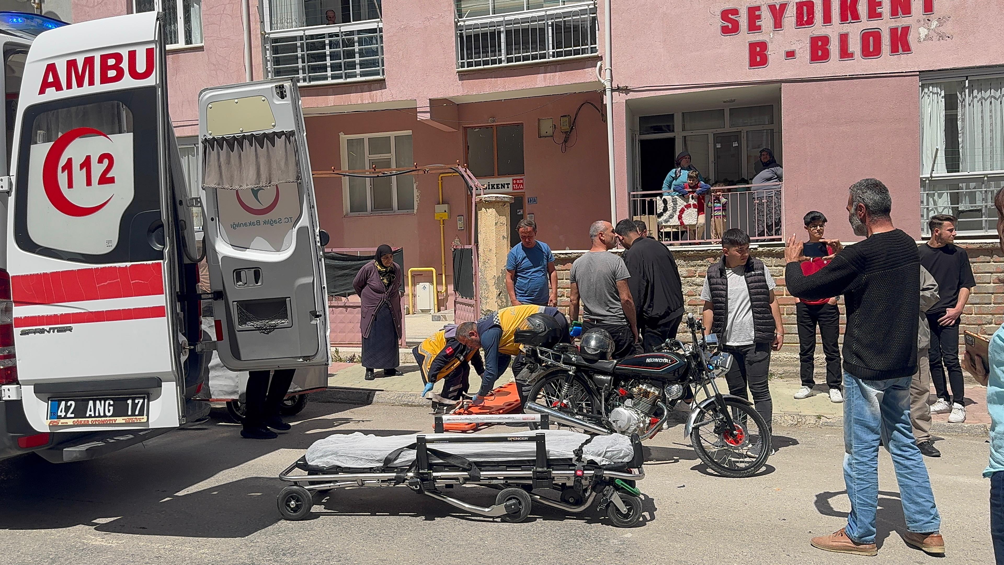 Konya'nın Seydişehir İlçesinde Motosiklet ile Otomobil Çarpıştı: 1 Yaralı