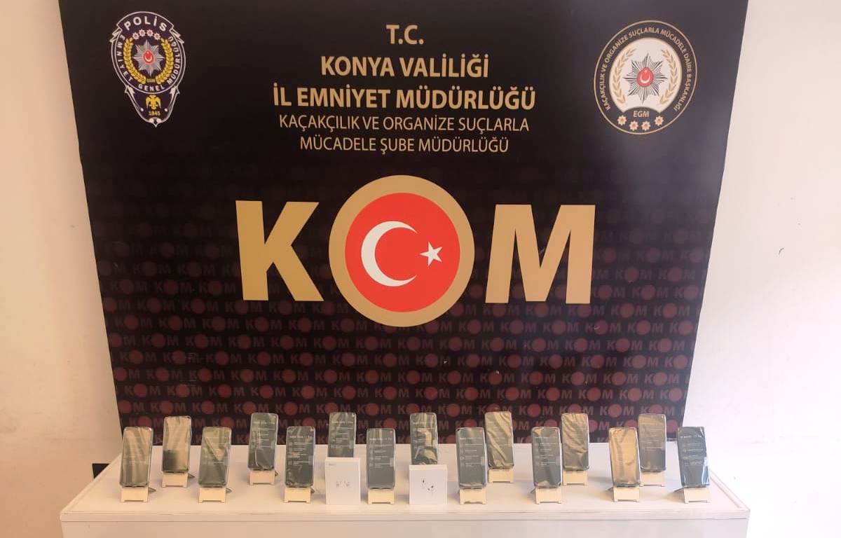 KONYA POLİSİ KAÇAKÇILARA GÖZ AÇTIRMIYOR