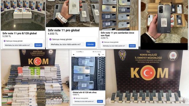 KONYA POLİSİ KAÇAKÇILARA NEFES ALDIRMIYOR!