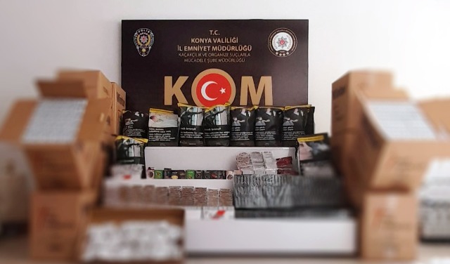 KONYA POLİSİ KAÇAKÇILIKLA MÜCADELEDE KARARLI