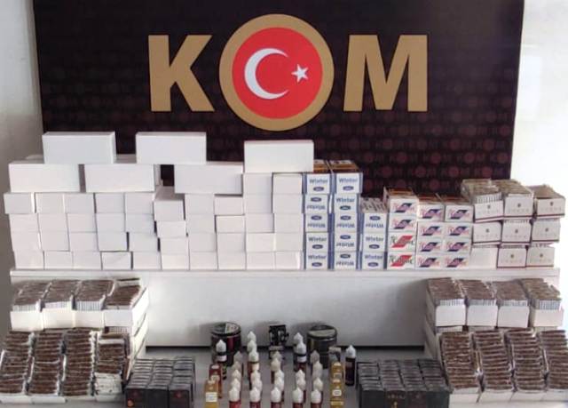 KONYA POLİSİNDEN KAÇAK SİGARA OPERASYONU
