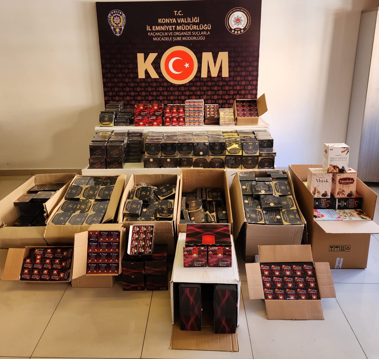 KONYA POLİSİNDEN KAÇAKÇILARA DARBE!