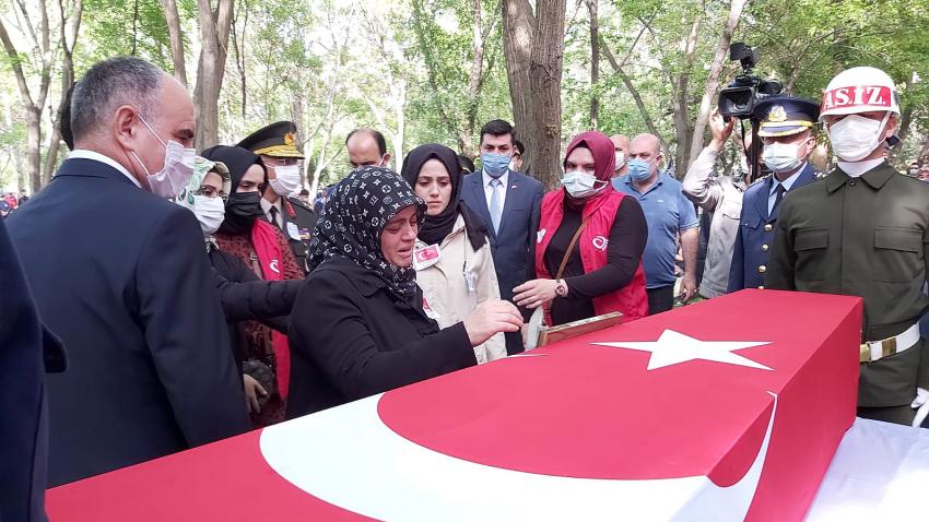 Konya şehidini sonsuzluğa uğurladı