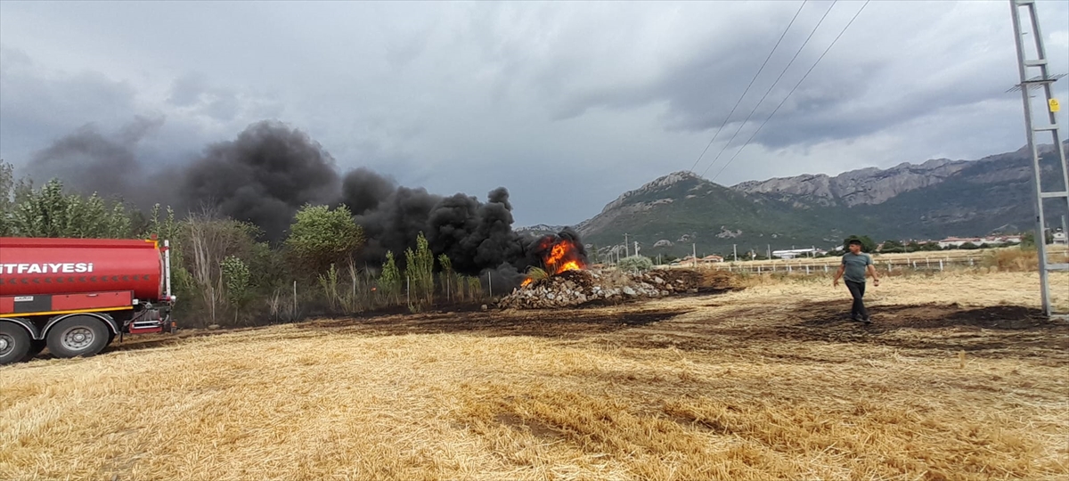 KONYA - Seydişehir'de anız yangını söndürüldü
