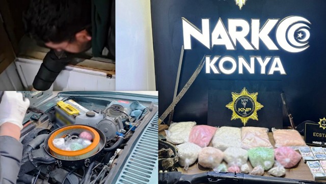 KONYA - Uyuşturucu operasyonunda 2 şüpheli yakalandı
