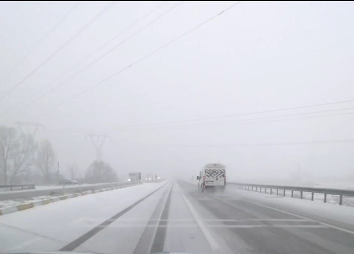 KONYA  VE ÇEVRESİNDE   YOL DURUMU...