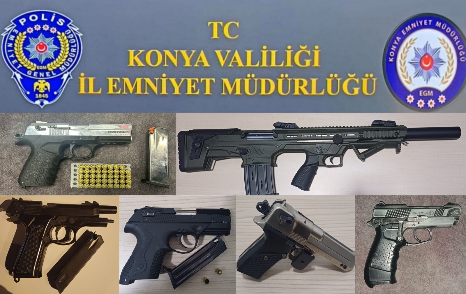 KONYADAKİ DENETİMLERDE ÇOK SAYIDA SUÇLU YAKALANIRKEN 11 KİŞİ TUTUKLANDI