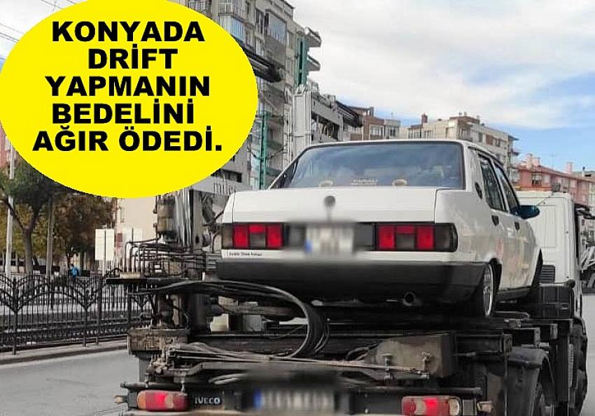 KONYADA DRİFT YAPMANIN BEDELİNİ AĞIR ÖDEDİ