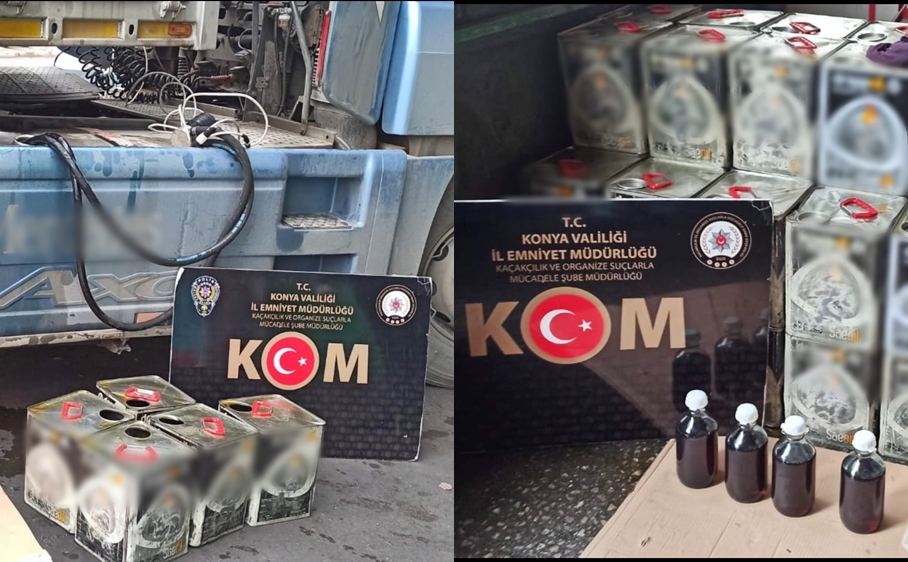 KONYADA  KAÇAKÇILARA POLİSTEN 15 MİLYON TLLİK  DARBE!