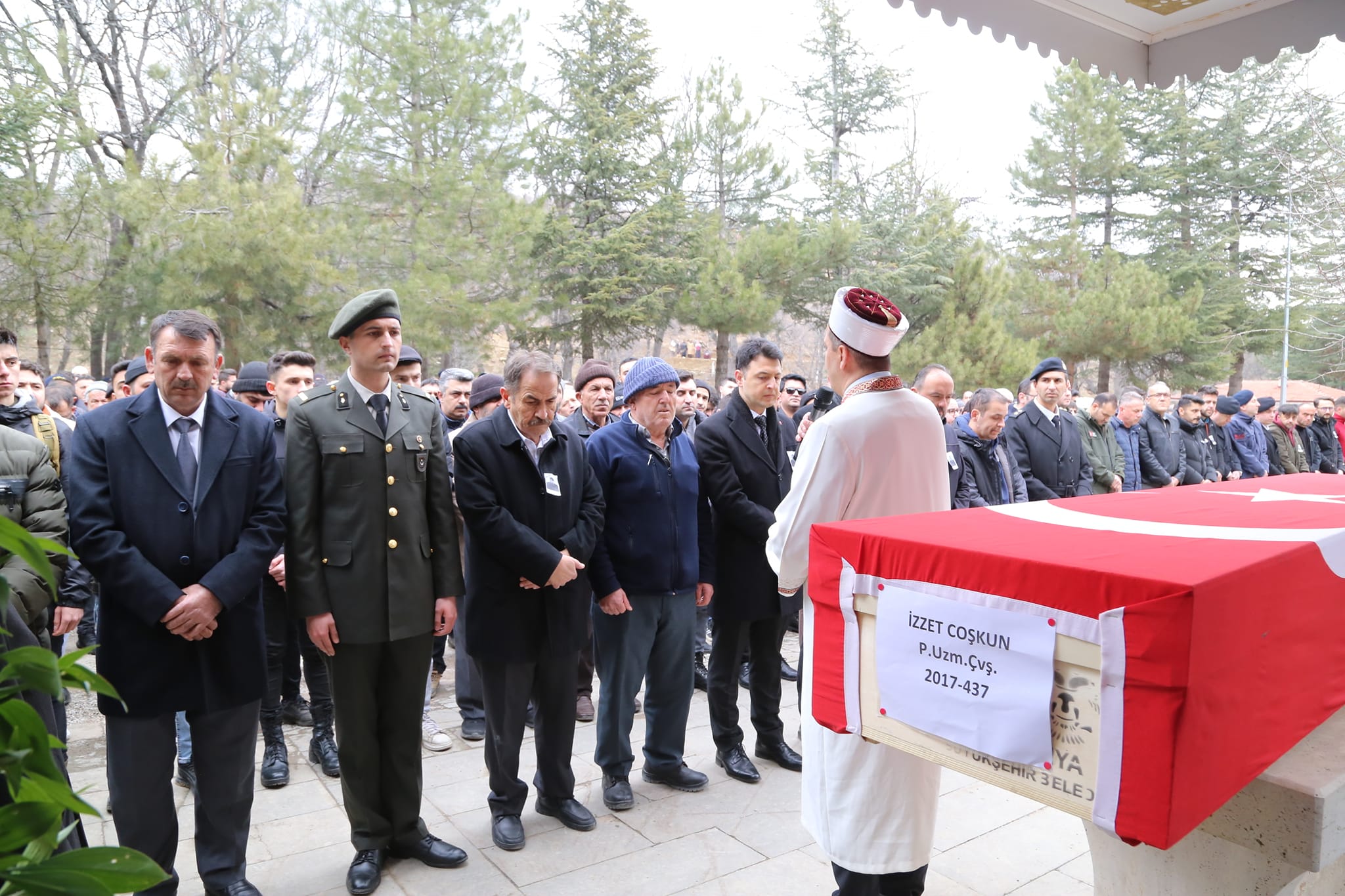 Konyalı Uzman Çavuş İzzet Coşkun son yolculuğuna  uğurlandı