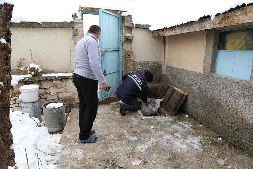 KOSKİ’DEN ABONELERE “DİKKAT! SAYACINIZ DONMASIN” UYARISI